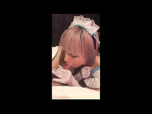 ❤️ جاپاني بت [ميوڪا]، فرينچ نوڪر جو لباس، حصو 1، بلو جاب ۽ لوشن سان جرڪ آف ️❌  ️❤